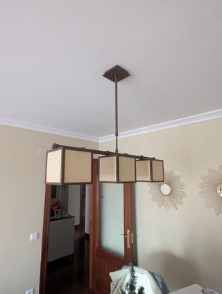 Lampara de techo + lampara de pie