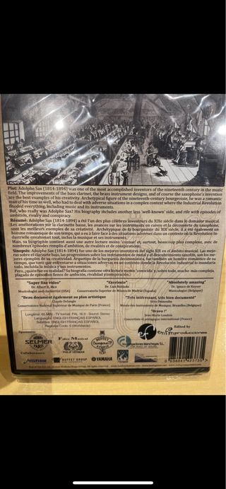 DVD Sax Revolutions: La vida de Adolphe Sax