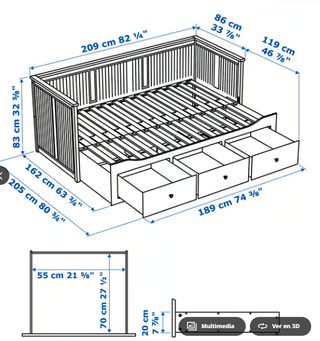 Diván IKEA Hemnes Blanco A recoger en AVILA