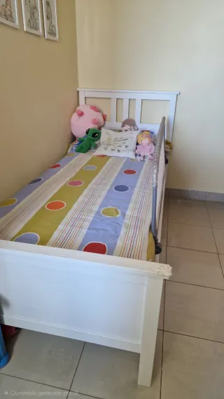 Cama IKEA 90x200 + Colchón + 2 Cajones