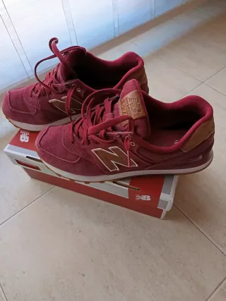 New Balance Zapatillas Burdeos y Marrones