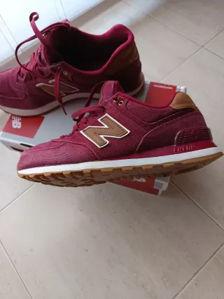 New Balance Zapatillas Burdeos y Marrones
