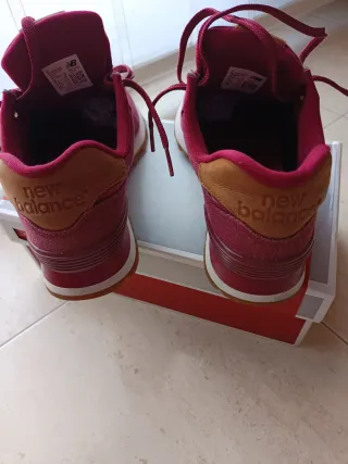 New Balance Zapatillas Burdeos y Marrones