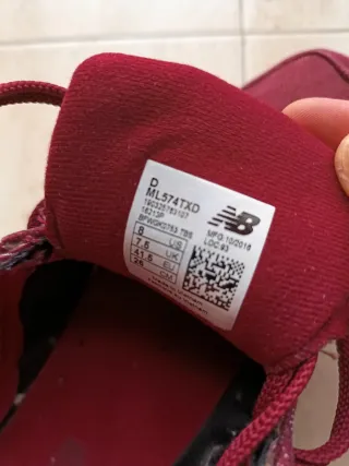 New Balance Zapatillas Burdeos y Marrones