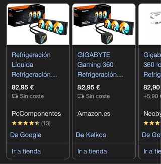 Refrigeración Líquida Gigabyte Gaming 360