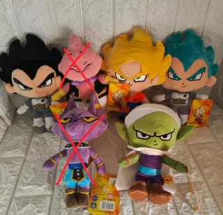4 Peluches Dragon Ball – Personajes Muñecos