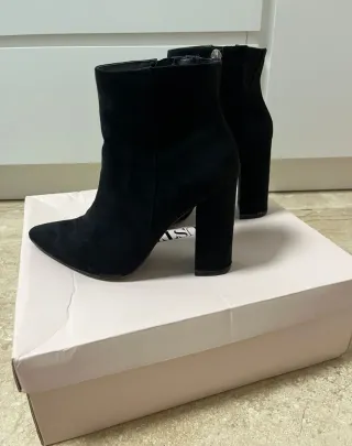 Botas de tacón Justlab negras talla 36.5