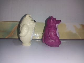 Figuras PVC Louis y Chucky Foofur Colgate 1988