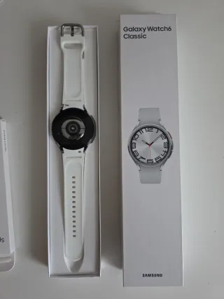 Samsung Galaxy Watch 6 Classic Plata 47mm LTE