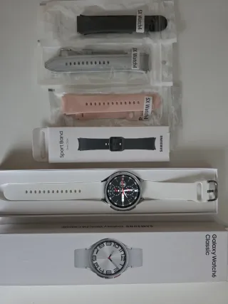 Samsung Galaxy Watch 6 Classic Plata 47mm LTE