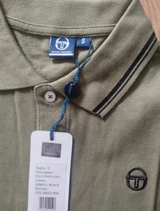 Polo Sergio Tacchini Verde Talla S