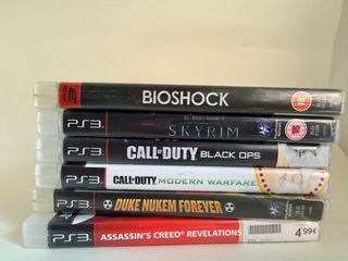 Pack 6 Juegos PS3: Bioshock, Skyrim, D Dukem etc