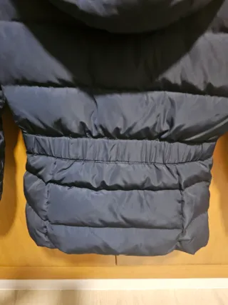 Chaqueta niña Zara plumas azul Talla M talla 140cm