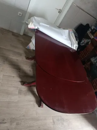 Mesa extensible de madera maciza