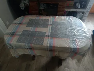 Mesa extensible de madera maciza