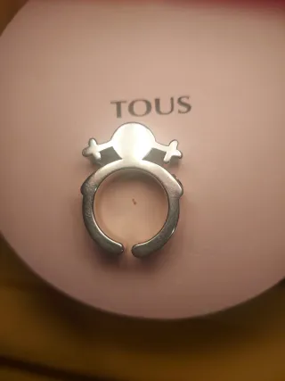 Anillo Tous Niña Plata Ajustable