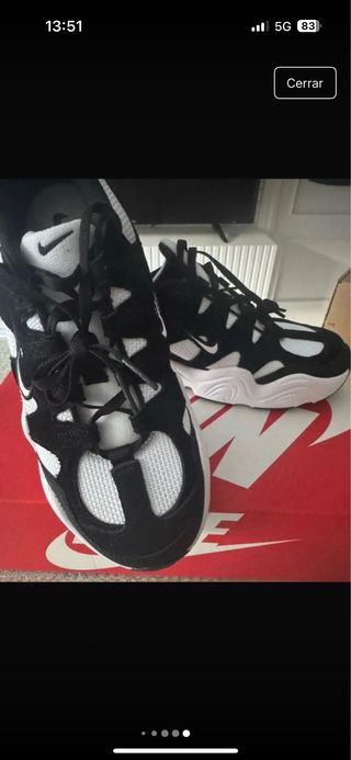 Zapatillas Nike Tech Hera Blancas y Negras