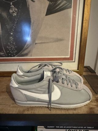 Nike Cortez Nylon Gris Talla 45
