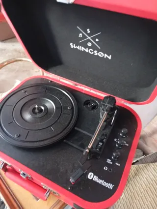 Giradischi Vintage SWINGSON Rosso Bluetooth
