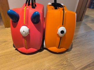 2 Maletas Trunki Niños Naranja y Roja