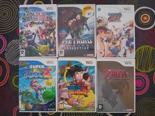 Juegos Wii: Smash Bros, Zelda, Mario Galaxy