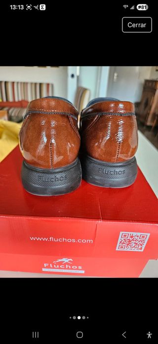 Zapatos Fluchos Mujer Marrones Talla 37 Nuevos