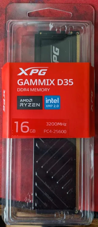 Memoria RAM XPG GAMMIX D35 DDR4 16GB 3200MHz
