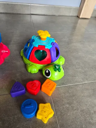 Lote Juguetes Bebé: Tortuga y Mono