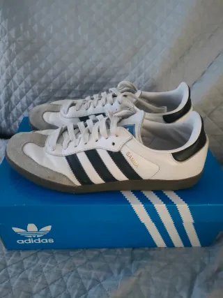Adidas Samba OG Gris/Blanco Talla X