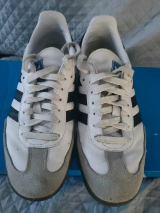 Adidas Samba OG Gris/Blanco Talla X