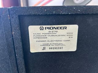 Potentes Altavoces Pioneer S-Z72 de 100W