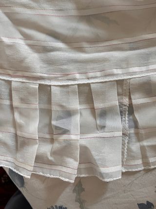 Tenda in nylon a righe floreale