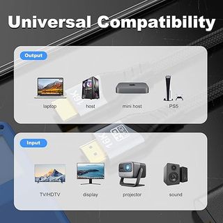 Cable HDMI 16K 10K 8K HDMI 2.2 Cable de Oro NUEVO