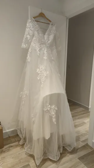 Vestido de Novia Blanco Sin Estrenar