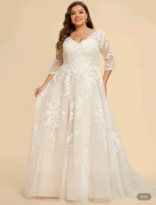 Vestido de Novia Blanco Sin Estrenar