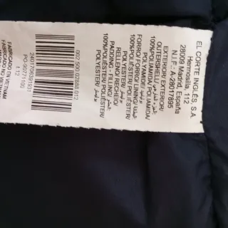 Chaquetón infantil azul