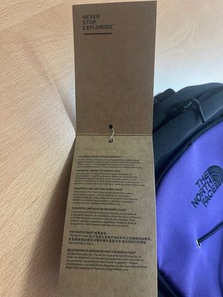 Mochila The North Face Morada y Negra