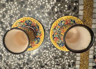Tazzine etniche decorate a mano