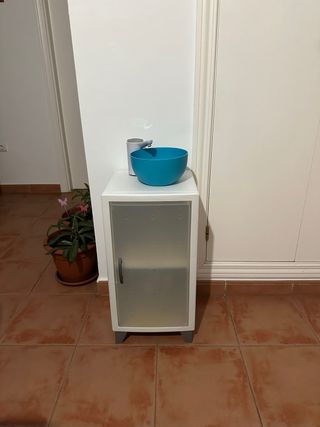 Mueble fregadero para camper con puerta