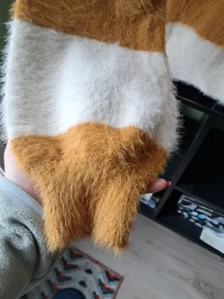 Jersey rayas mostaza y blanco