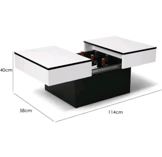 Tavolino Salotto Moderno Vetro apribile 2026