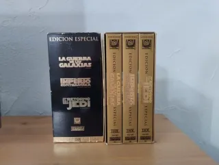Trilogía Star Wars VHS Edición Especial Dorada