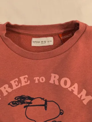 Sudadera Snoopy Lefties talla 11-12 (152 cm).