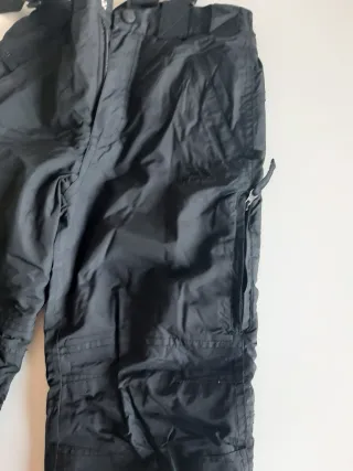 Pantalón de nieve para niños negro
