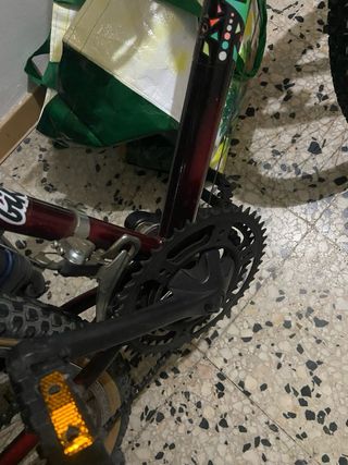 Bicicleta Montana Roja Usada