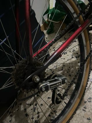 Bicicleta Montana Roja Usada