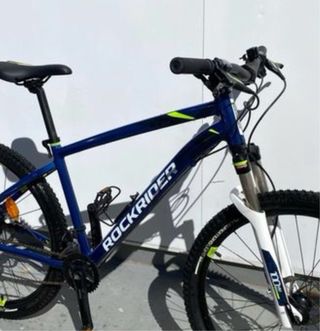 Bicicleta BTT Rockrider Azul Amarillo  TALLA - M -