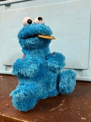 Muñeco Monstruo Galletas Azul Peluche