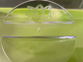 Contenitore Sacla trasparente e verde