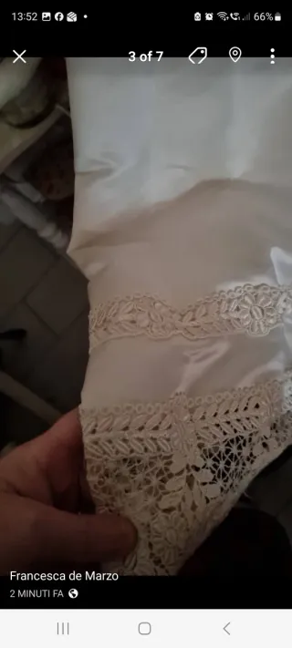 Abito da sposa vintage  con pizzo